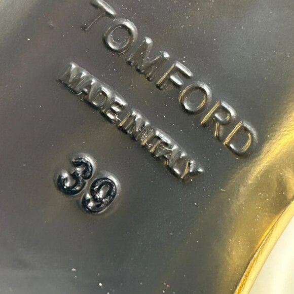 Tom Ford Gold Heels - Picture 8 of 8